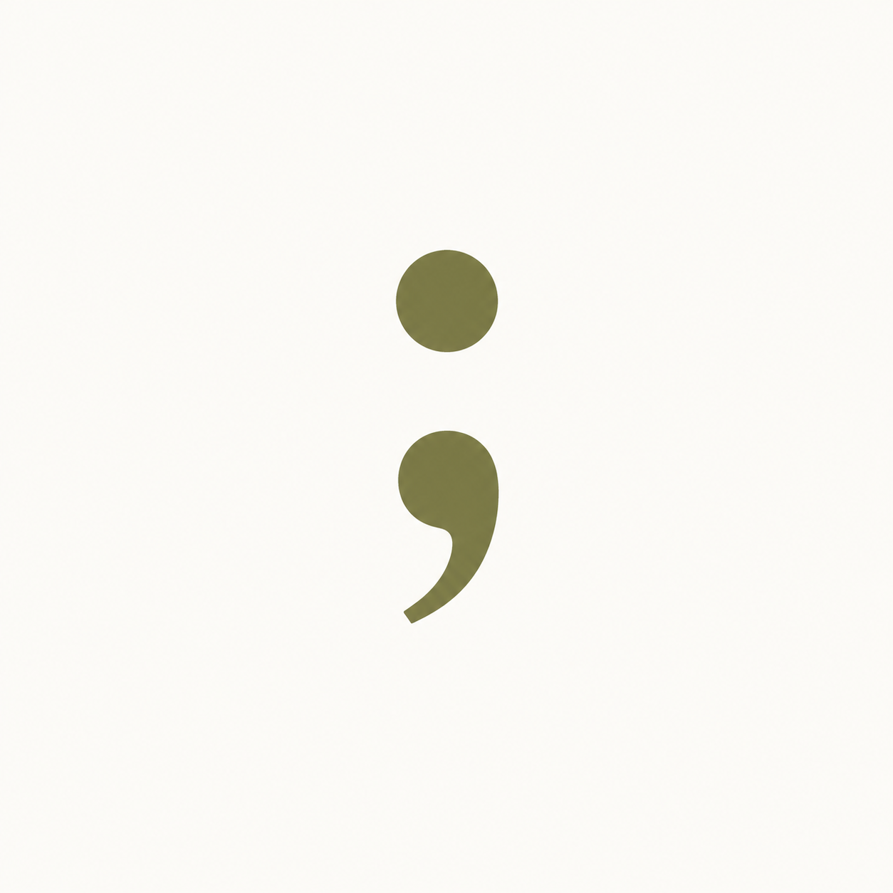Średnik — symbol RE;SENSE